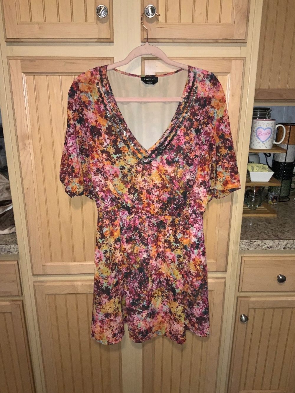Women’s Bebe dress Preowned size LARGE